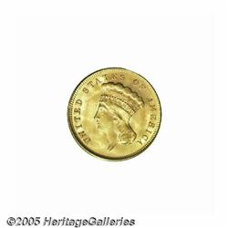 1878 $3 MS64 PCGS. An example of the second highe