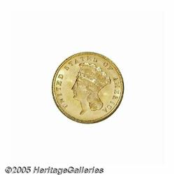 1879 $3 MS64 NGC Prooflike. The 1879 was produced