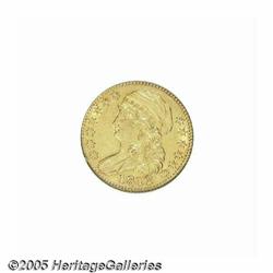 1812 $5 AU55 NGC. Wide 5D, Breen-6466, B. 1-B, Mi