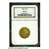 Image 1 : 1843-C $5 XF45 NGC. Variety 6-C. Lustrous and mod