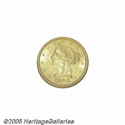 1844-O $5 MS63 S NGC. This beautiful Select Half 