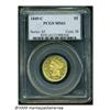 Image 3 : 1849-C $5 MS61 PCGS. Variety 12-F. With a mintage