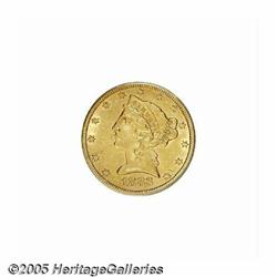 1883-CC $5 AU58 PCGS. Brilliant and attractive. C