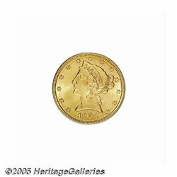 1904-S $5 MS64 PCGS. A delightful example that sh