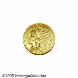 1913 $5 MS64 NGC. Satiny gold luster throughout a