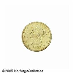 1844-O $10 AU55 NGC. This richly detailed scarcer