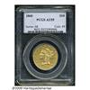 Image 1 : 1860 $10 AU55 PCGS. Rare in all grades and very s