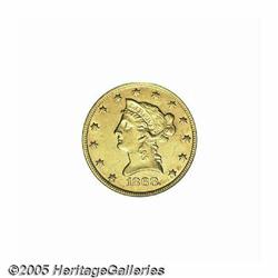 1868-S $10 AU58 PCGS. A bold representative of th