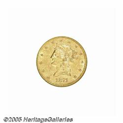 1871 $10 AU55 NGC. An extraordinarily rare coin, 