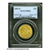 Image 1 : 1892-O $10 MS62 PCGS. Peach-gold surfaces display