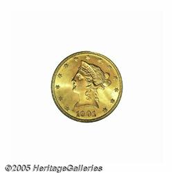 1901-S $10 MS65 PCGS. A typically crisp strike wi