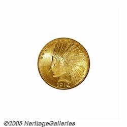 1912 $10 MS65 NGC. Well struck overall, the surfa