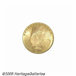 1914-D $10 MS66 NGC. Frosty mint luster throughou