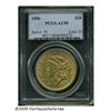 Image 3 : 1856 $20 AU58 PCGS. Sharply defined with fairly n