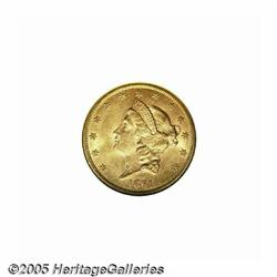 1861 $20 MS61 NGC. A perfect example to represent