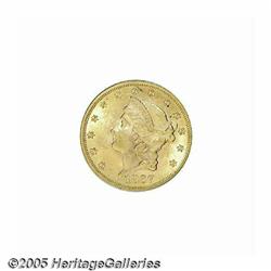 1867 $20 MS61 PCGS. The relatively obtainable 186