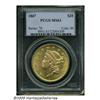 Image 3 : 1867 $20 MS61 PCGS. The relatively obtainable 186