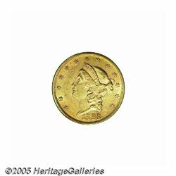 1868 $20 AU58 PCGS. A scarce, low mintage issue w