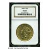 Image 3 : 1868-S $20 AU55 NGC. This is a bright, mostly lus
