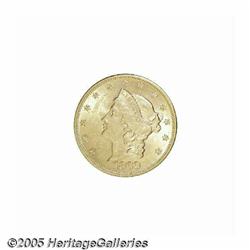 1869 $20 MS61 Rim Filed, Uncertified. Both the ob