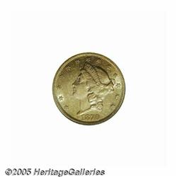 1870 $20 AU55 NGC. When available, this date is a