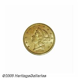 1870-S $20 AU58 NGC. While the '70-S is only mode