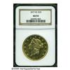 Image 3 : 1877-CC $20 AU55 NGC. The 1877-CC is a scarce iss