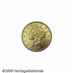 1879-CC $20 AU55 Lightly Cleaned, Uncertified. Th