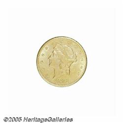 1882-CC $20 AU58 Cleaned Uncertified. Lightly cle