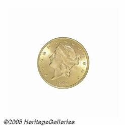 1888-S $20 MS64 PCGS. Strong mint bloom and luste