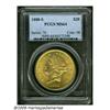 Image 3 : 1888-S $20 MS64 PCGS. Strong mint bloom and luste
