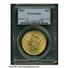 Image 1 : 1895 $20 MS63 PCGS. A sharply impressed example t