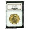 Image 3 : 1895 $20 MS64 NGC. Satiny and well frosted, with 
