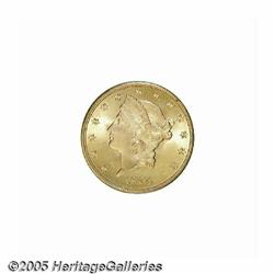 1904 $20 MS65 PCGS. Richly lustrous with peach-go