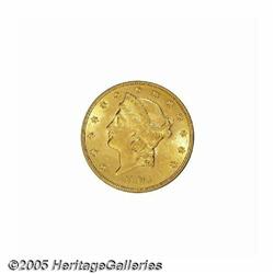 1905 $20 MS62 PCGS. Brilliant and frosty, with ju