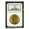 Image 1 : 1907 $20 MS64 NGC. Well struck with bright, rich 