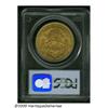 Image 2 : 1907-D $20 MS63 PCGS. Creamy luster flows over ev