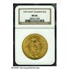 Image 3 : 1907 $20 Arabic Numerals MS66 NGC. Frosty luster 