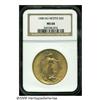Image 3 : 1908 $20 No Motto MS66 NGC. Satiny with pleasing,
