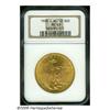 Image 1 : 1908-D $20 Motto MS63 NGC. Richly colored surface