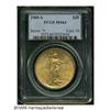 Image 1 : 1909-S $20 MS64 PCGS. A lustrous, fully struck ex