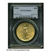 Image 1 : 1910 $20 MS64 PCGS. Well struck with bright yello