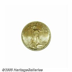 1911-D $20 MS66 NGC. Matte-like surfaces emit vib