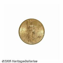 1911-S $20 MS65 PCGS. Frosty and attractive. Most