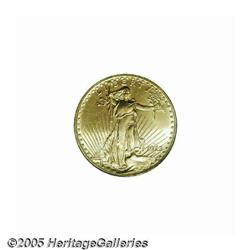 1913-D $20 MS65 PCGS. An uncommonly clean coin fo