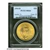 Image 1 : 1914-D $20 MS64 PCGS. This '14-D shows apricot-go