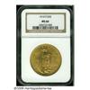 Image 3 : 1914-S $20 MS66 NGC. A bold striking with attract