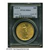 Image 1 : 1915-S $20 MS64 PCGS. Pinpoint striking details a