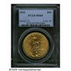 Image 3 : 1922 $20 MS65 PCGS. An exceptional Gem specimen f
