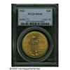 Image 3 : 1922 $20 MS65 PCGS. Satiny with rich golden color
